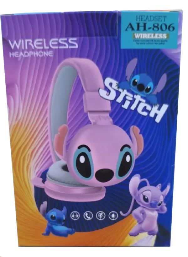 هدفون فانتزی بیسیم رم خور طرح استیچ stitch