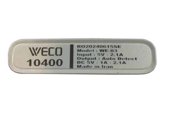 پاوربانک 10000 وکو مدل we-03