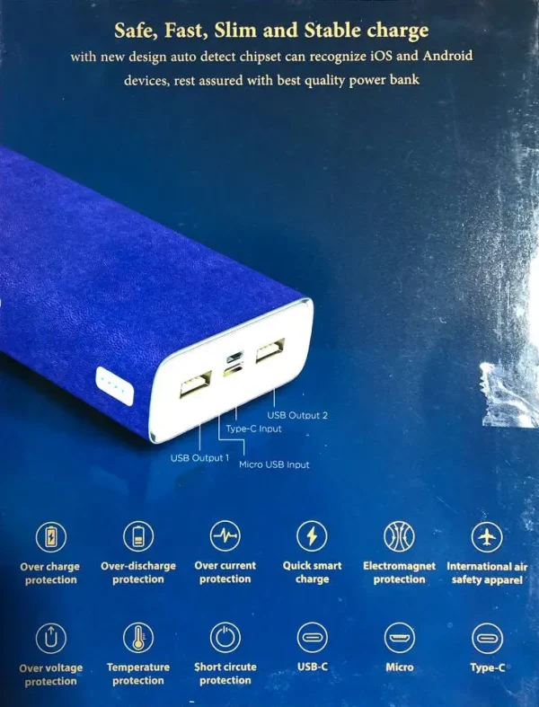پاور بانک 20000 epimax چرمی